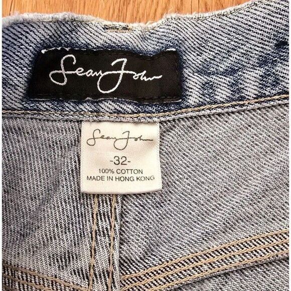 Sean John Jeans Mens 33 Straight Baggy Skater Streetwear Hip Hop Jort Carpenter - Picture 3 of 10